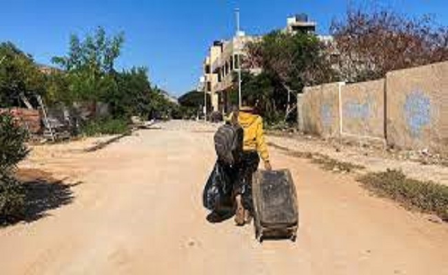 بسبب الإعصار 