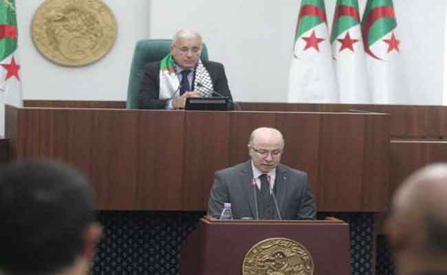 بن عبد الرحمان يعرض بيان السياسة العامة أمام المجلس الشعبي الوطني