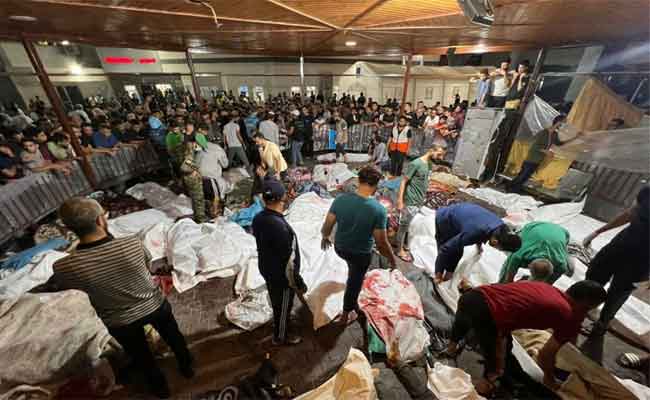 فنانون عرب وأتراك يدينون مجزرة المستشفى الأهلي في مدينة غزة...