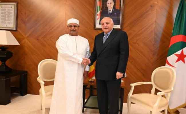 استقبال عطاف نظيره التشادي