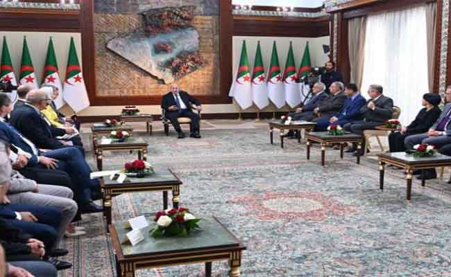 استقبال تبون لمديري ومسؤولي الإعلام الوطني