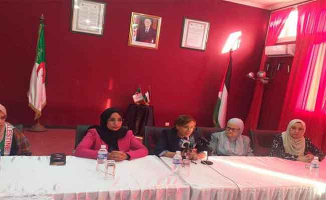 كريكو تقوم بزيارة مؤازرة للطالبات الفلسطينيات بالإقامة الجامعية بابن عكنون...
