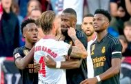 راموس يشتبك مع روديغر في مباراة ريال مدريد وإشبيلية...