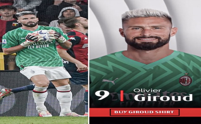 ميلان يطرح قميص حارس المرمى باسم جيرو بعد تألقه أمام جنوى...