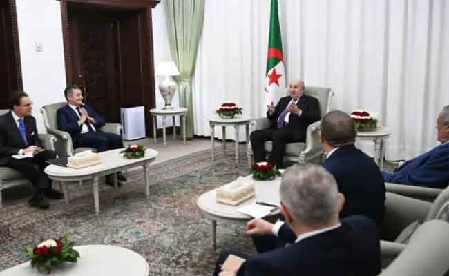 استقبال تبون لوزير الداخلية الفرنسي