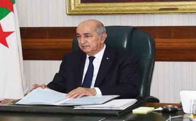 استلام تبون أورق اعتماد سفراء جدد
