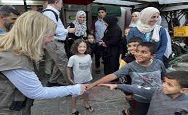 إصابة مديرة 