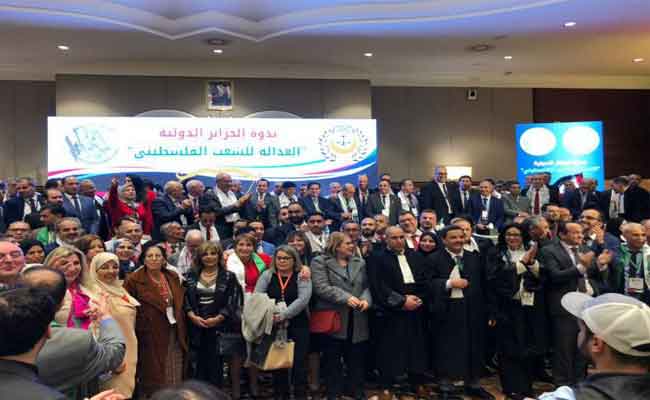 تتويج ندوة الجزائر بتشكيل ملف قضائي لملاحقة قادة الكيان الصهيوني