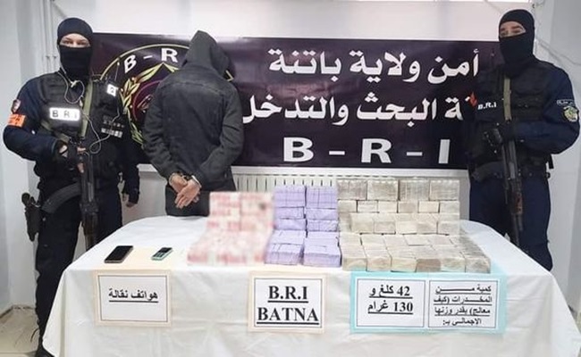 حجز 42 كلغ من الكيف المحلي في منزل بباتنة