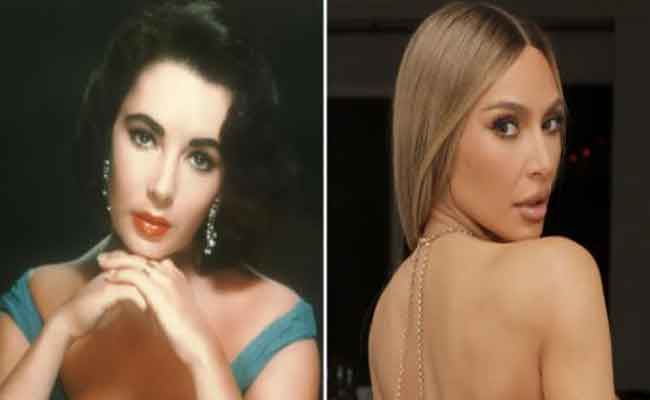 كيم كارداشيان تجسد دور إليزابيث تايلور في مسلسل وثائقي...