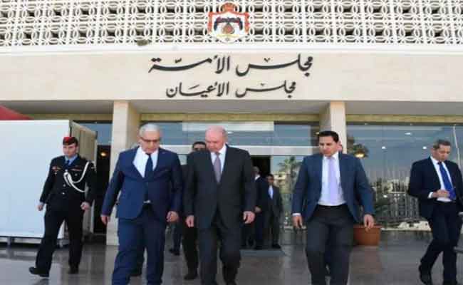 بوغالي يتحادث مع رئيس مجلس الأعيان الأردني