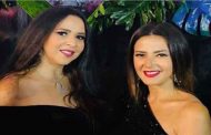 إيمي سمير غانم تفاجئ شقيقتها دنيا في كواليس 