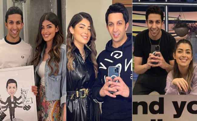 ليلى زاهر وهشام جمال: فوجئنا بانتشار صور خطوبتنا...