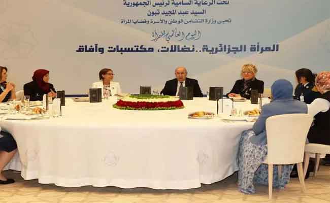 تكريم تبون لنخبة من النساء الجزائريات
