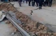 انزلاق التربة يتسبب في غلق الطريق وتشقق 8 منازل بجيجل