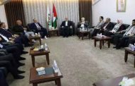 استقبال هنية وفدا جزائريا بإسطنبول