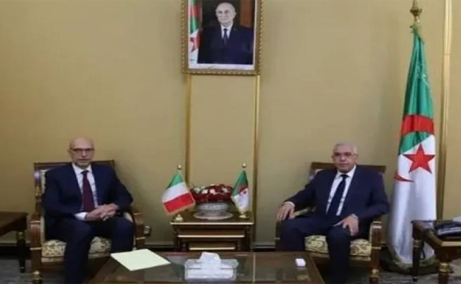 استقبال طبي السفير الإيطالي