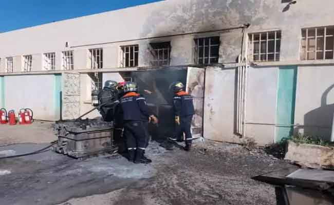 نشوب حريق في غرفة لتجميع الخردوات ببني سليمان
