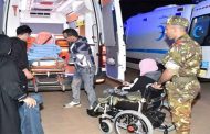 إجلاء أطفال فلسطينيين مصابين رفقة مرافقيهم صوب الجزائر