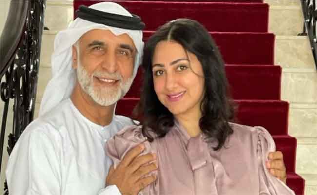 عن الزواج الناجح وذكريات الأفلام...لقاء عفوي يجمع هيفاء حسين بزوجها حبيب غلوم