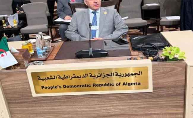 مشاركة سايحي في مؤتمر رفيع المستوى حول غزة بالأردن