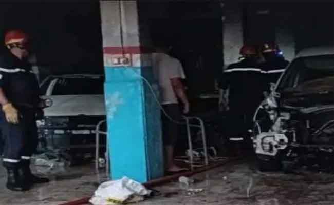 نشوب حريق في 3 سيارات داخل ورشة “طوليي” بعين الدفلى