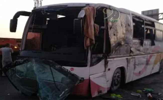 اصطدام بين حافلة وسيارة يخلف 4 قتلى و16 مصابا بالوادي