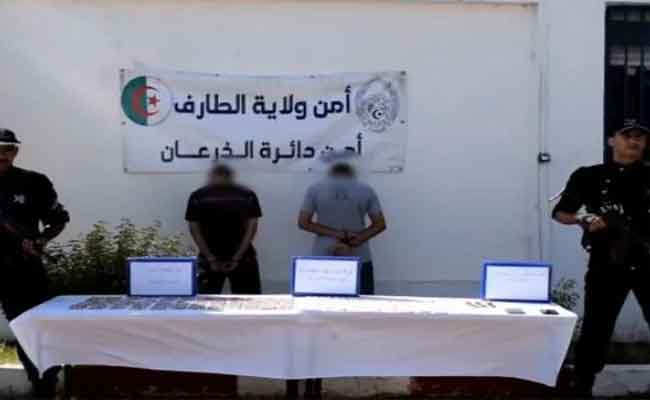 الإطاحة بشخصين يحترفان نقل، تخزين و بيع المؤثرات العقلية بالطارف