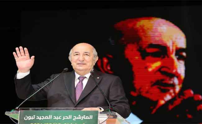 المترشح تبون يتعهد بتوفير 450 ألف منصب شغل وزيادة الأجور لجميع الفئات