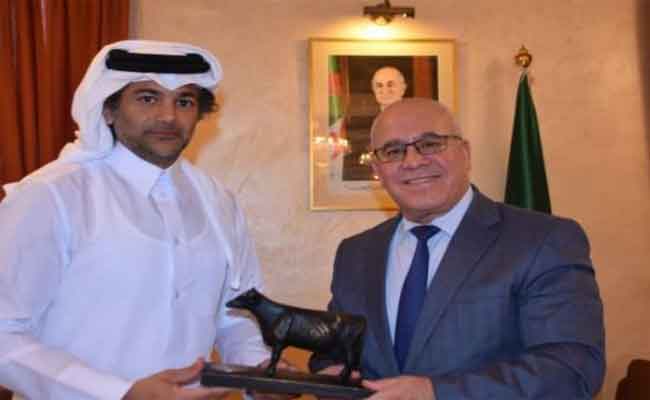 شرفة يستقبل مستشار مجلس إدارة الشركة القطرية “بلدنا”