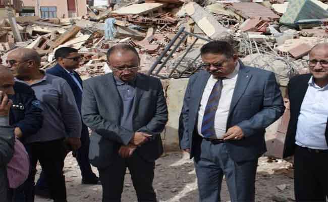 انهيار كلي لعمارة يستنفر وزارة السكن وولاية بشار