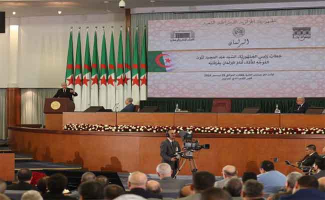 تبون يدعو الجزائريين بالخارج للاستثمار في بلدهم