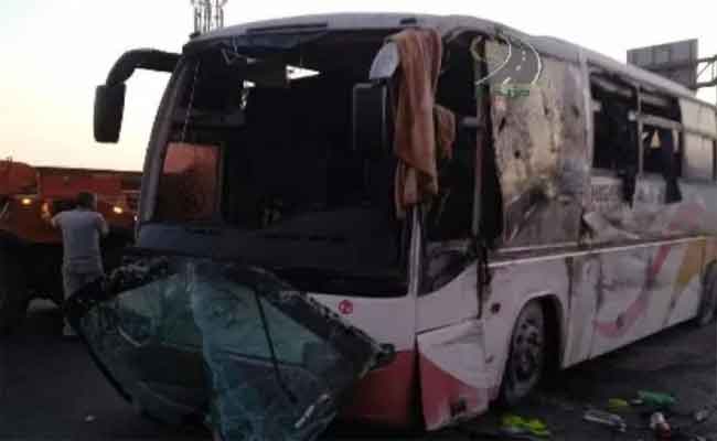 انقلاب حافلة يخلف 21 مصابا بڨالمة