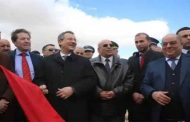 إشراف رخروخ على إشارة إنطلاق إنجاز خط السكة الحديدية مزدوج يربط بوغزول بقصر البخاري