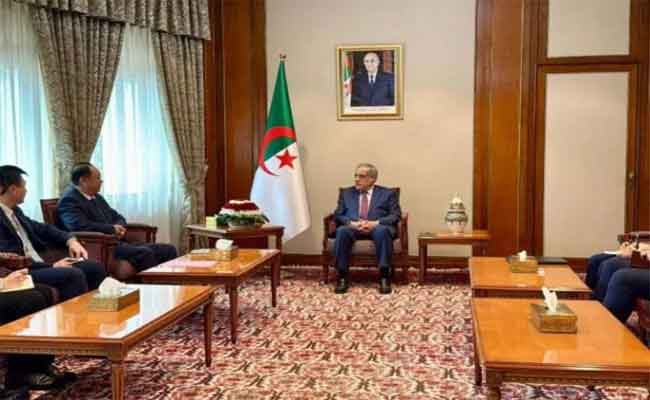 استقبال العرباوي السفير الصيني