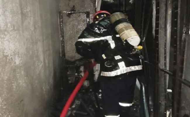 نشوب حريق في محل للألبسة والمفروشات بحي سيدي بويحي بميلة