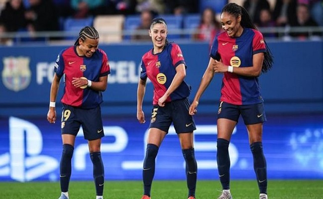 سيدات برشلونة يسيطرون على أوروبا...
