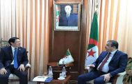 عرقاب يستقبل سفير كازاخستان بالجزائر