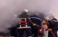 نشوب حريق في مستودع لتخزين الكوابل الكهربائية بالعاصمة
