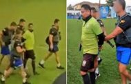 وسط ذهول الجميع...الشرطة تقبض على حكم وسط مباراة في البرازيل