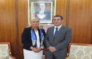 آيت مسعودان يستقبل مستشارة التعاون وتطوير المساعدة الإنسانية لسلوفينيا