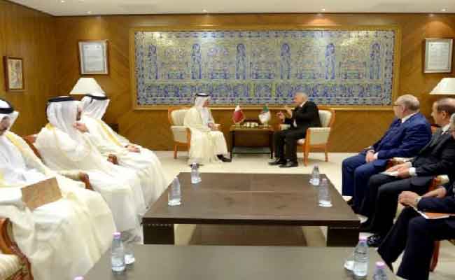 استقبال عطاف الأمين العام لوزارة خارجية قطر