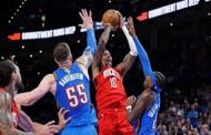 NBA...ثاندر يستهل حملة الدفاع عن اللقب بالفوز على روكتس