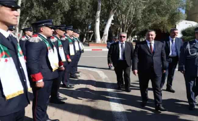 إشراف سعيود على مراسم تقليد الرتب لأعوان الحماية والمدنية بمناسبة ذكرى الثورة المجيدة