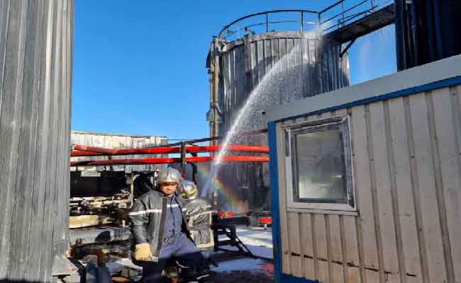 نشوب حريق في مصنع للزفت يخلف قتيلا بالوادي