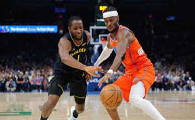 NBA...جيلجيوس ألكسندر يسجل 28 نقطة في فوز ثاندر على وريورز