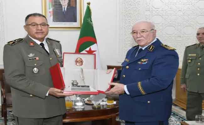 اللواء بن بيشة يستقبل رئيس أركان جيش البر التونسي