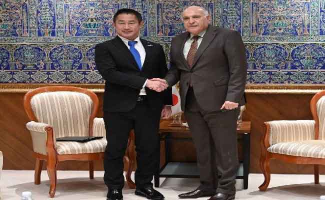 استقبال عطاف نائب وزير الشؤون الخارجية الياباني