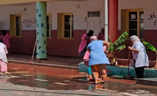 سعداوي يأمر بإطلاق حملة وطنية لتنظيف وتهيئة المؤسسات التربوية خلال عطلة